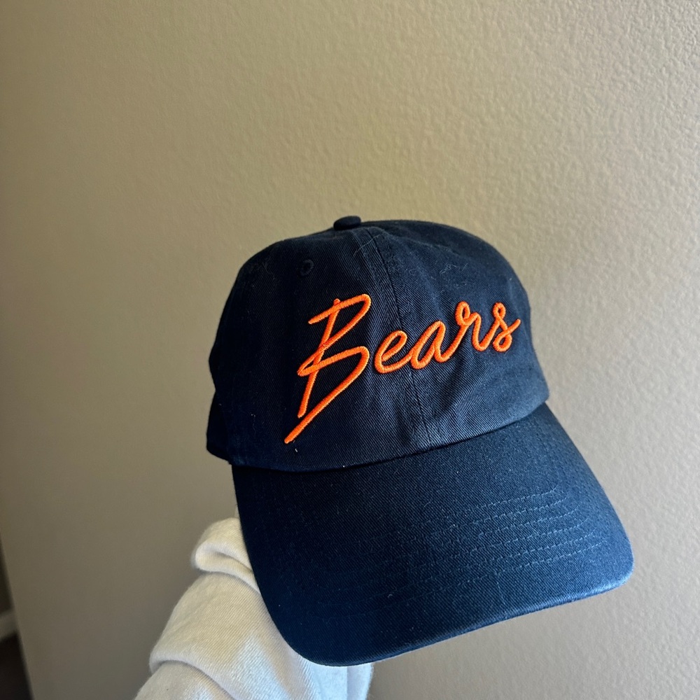 Navy Chicago Bears Football Cap